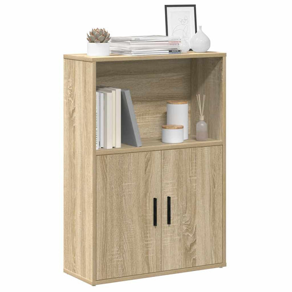 Kirjahylly sonoma oak Sebastita 60x24x85cm (engineered wood)