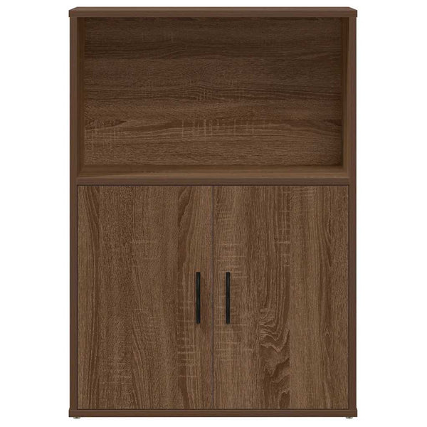 Ruskea kirjahylly Sebastita 60x24x85cm (tammi, puinen)