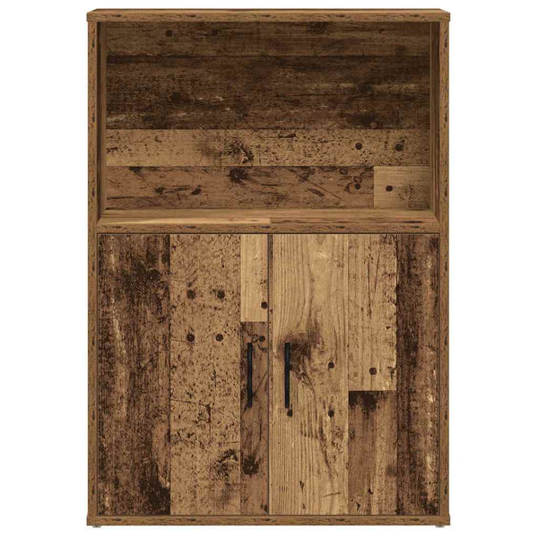 Vanha puu kirjahylly Sebastita 60x24x85cm (puinen)