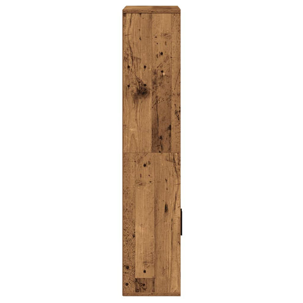 Vanha puu kirjahylly Sebastita 60x24x120cm (puinen)