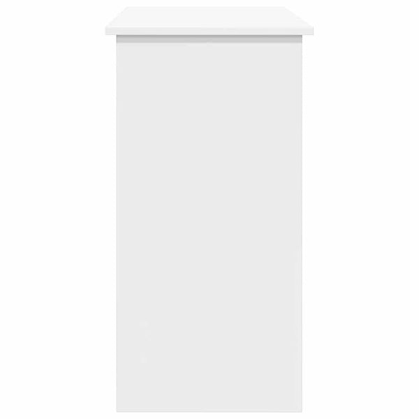 Työpöytä valkoinen 80x40x75 cm lastulevy