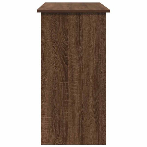 Työpöytä ruskea tammi 80x40x75 cm tekninen puu