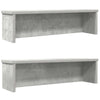 Betoninharmaa keittiötelineet pinottavat Muhamad 50x15x16cm (2 kpl)