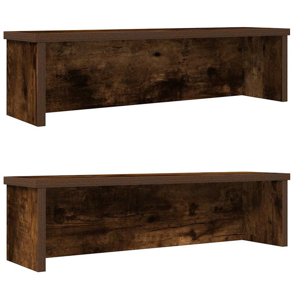 Savustettu tammi keittiötelineet pinottavat Muhamad 60x15x16cm (2 kpl)