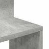 Betoninharmaa seinäkulmahylly Donas 32x32x127,5cm (lastulevy)