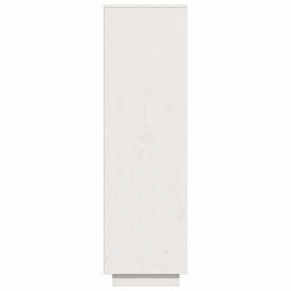 Kaappi valkoinen 89x34x116,5 cm täysi mänty