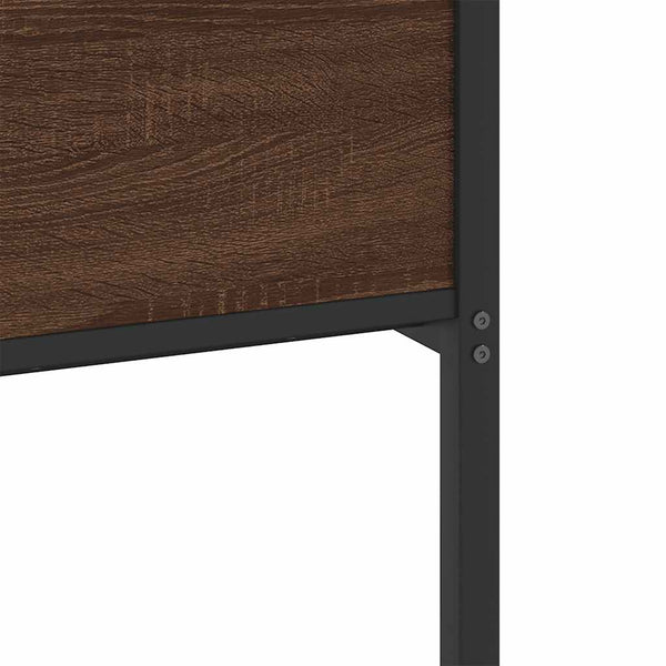 Ruskea tammi sängynrunko ilman patjaa Trufasu 120x200cm (puinen)