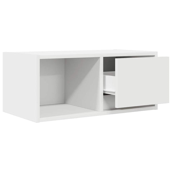 Valkoinen tv-seinäkaapit Kolla 60x31x25,5cm (2 kpl puinen)