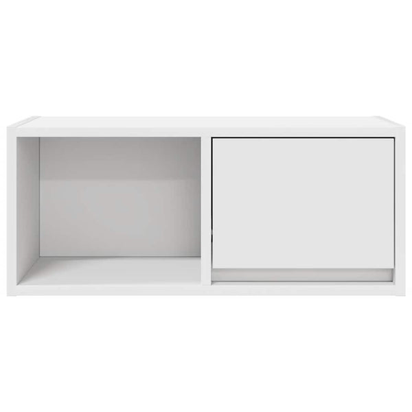 Valkoinen tv-seinäkaapit Kolla 60x31x25,5cm (2 kpl puinen)