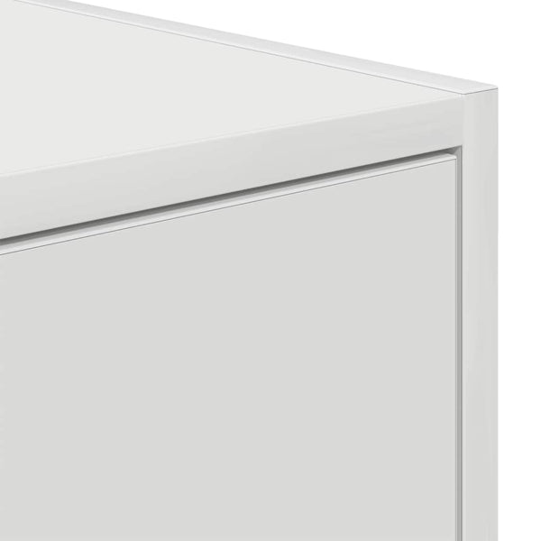 Valkoinen tv-seinäkaapit Kolla 80x31x25,5cm (2 kpl puinen)