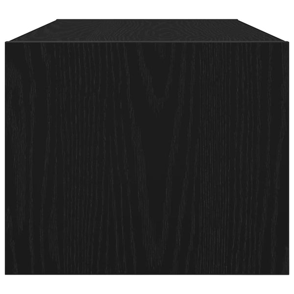 Musta tammi tv-tasot Kolla 80x31x25,5cm (2 kpl puinen)