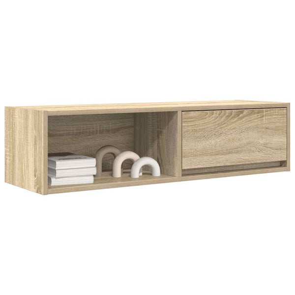 Sonoma-tammi tv-seinäkaapit Kolla 100x31x25,5cm (2 kpl, puinen)