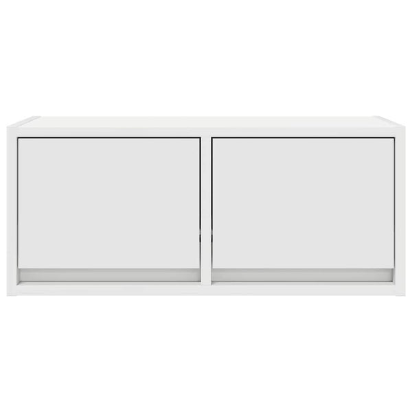 Valkoinen tv-seinäkaapit Horton 60x31x25,5cm (2 kpl puinen)