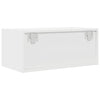 Valkoinen tv-seinäkaapit Horton 60x31x25,5cm (2 kpl puinen)