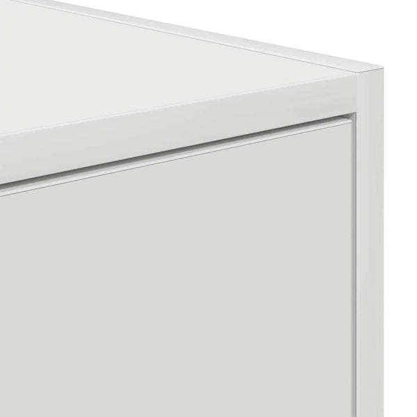 Valkoinen tv-seinäkaapit Horton 80x31x25,5cm (2 kpl puinen)