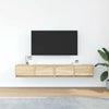 Sonoma-tammi tv-seinäkaapit Horton 80x31x25,5cm (2 kpl, puinen)
