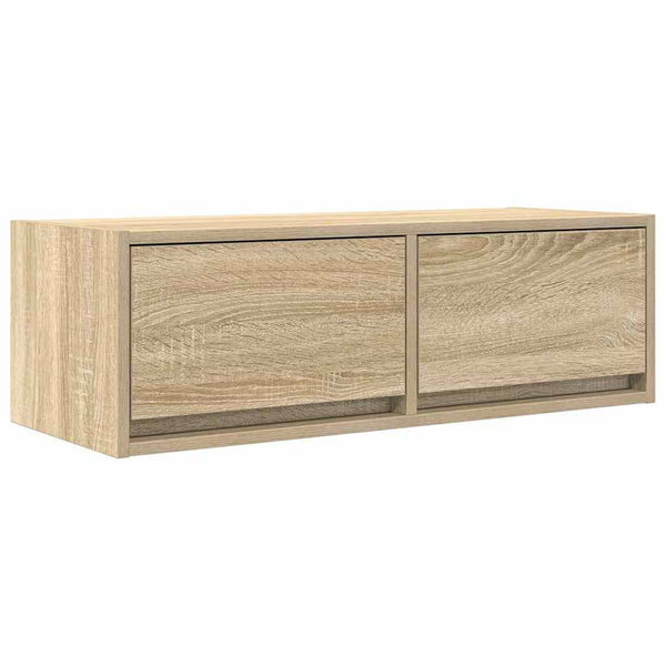 Sonoma-tammi tv-seinäkaapit Horton 80x31x25,5cm (2 kpl, puinen)