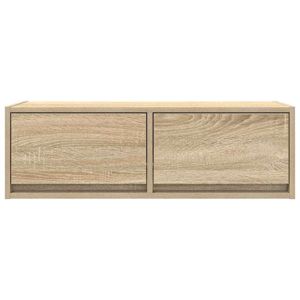 Sonoma-tammi tv-seinäkaapit Horton 80x31x25,5cm (2 kpl, puinen)