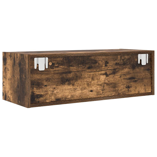 Savutammi tv-seinäkaappi Horton 80x31x25,5cm (2 kpl, puinen)