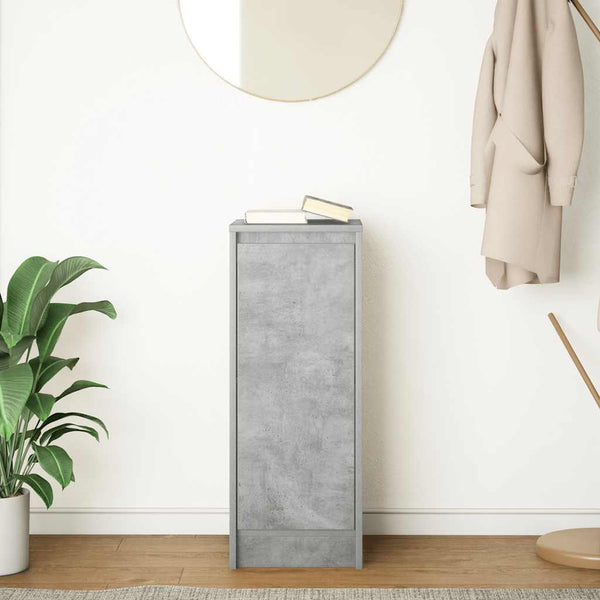 Betoninharmaa senkki Aristach 29,5x34x76cm (puinen)