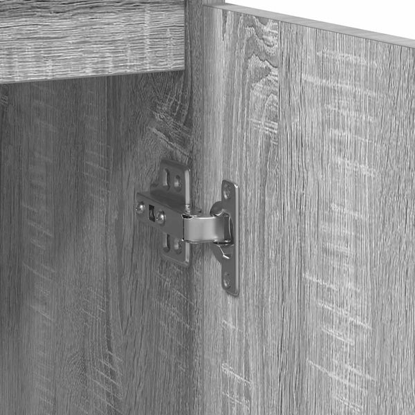 Harmaa senkki Luize 57x34x76cm (puinen)