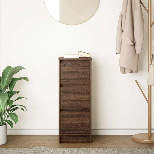 Ruskea tammi senkki Hanzi 29,5x34x76cm (puinen)