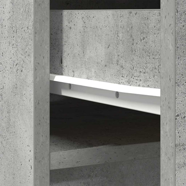 Betoninharmaa kaappi Teonica 37,5x35x180cm (puinen)