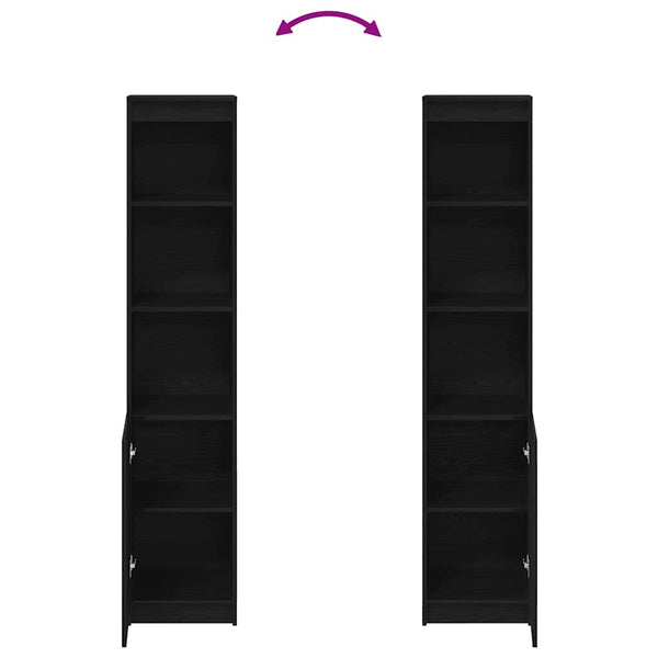 Musta tammi kaappi Haden 37,5x35x180cm (puinen)