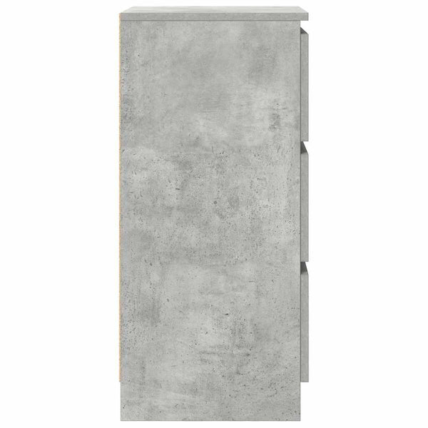 Betoninharmaa senkki Teodoara 37,5x35x76cm (puinen)