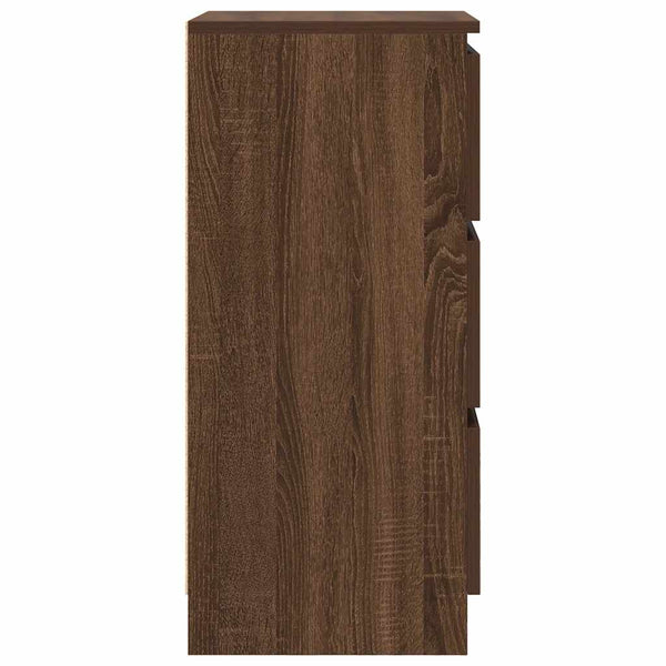 Ruskea senkki Teodoara 37,5x35x76cm (tammi puinen)