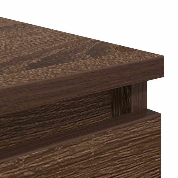 Ruskea senkki Piscolt 37,5x35x76cm (tammi puinen)