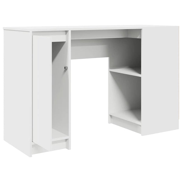 Valkoinen työpöytä Gustie 120x42x76cm (puinen)