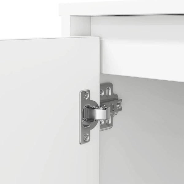 Valkoinen työpöytä Gustie 120x42x76cm (puinen)