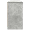 Betoninharmaa työpöytä Gustie 120x42x76cm (puinen)