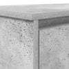 Betoninharmaa työpöytä Gustie 120x42x76cm (puinen)