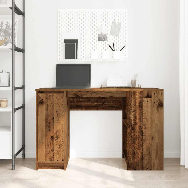 Vanha puu työpöytä Gustie 120x42x76cm (puinen)