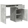 Betoninharmaa työpöytä Tirpu 86x49x76cm (puinen)