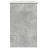 Betoninharmaa työpöytä Tirpu 86x49x76cm (puinen)