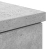 Betoninharmaa työpöytä Tirpu 86x49x76cm (puinen)