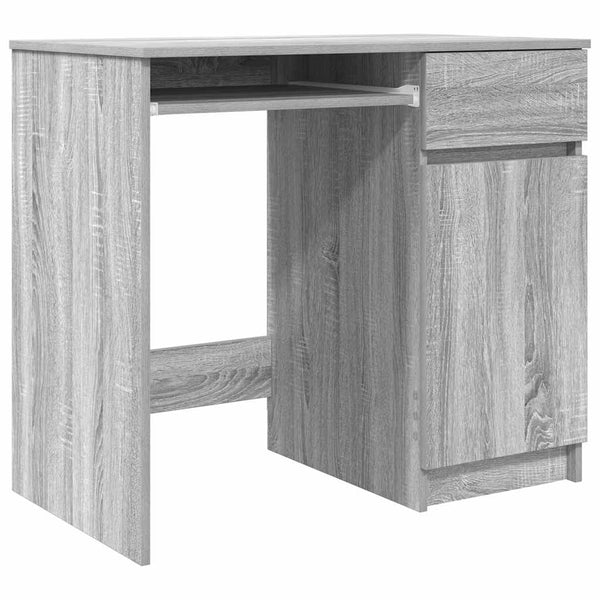Harmaa työpöytä Tirpu 86x49x76cm (puinen)