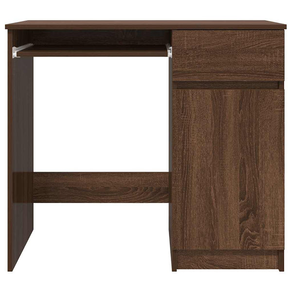 Ruskea työpöytä Tirpu 86x49x76cm (puinen)