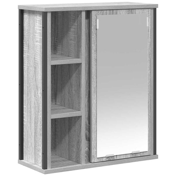 Peiliharmaa kylpyhuoneen seinäkaappi Monori 50x21x60cm (sonoma)