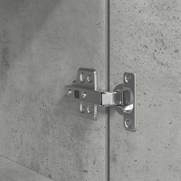 Betoninharmaa kaappi Haden 70x35x180cm (puinen)