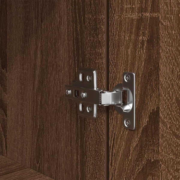 Ruskea tammi kaappi Haden 70x35x180cm (puinen)