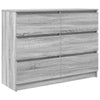 Harmaa senkki Christian 100x35x76cm (engineered wood)