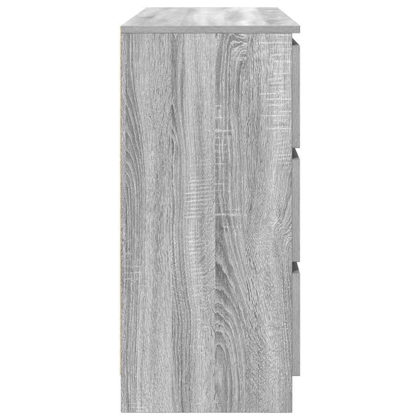 Harmaa senkki Christian 100x35x76cm (engineered wood)