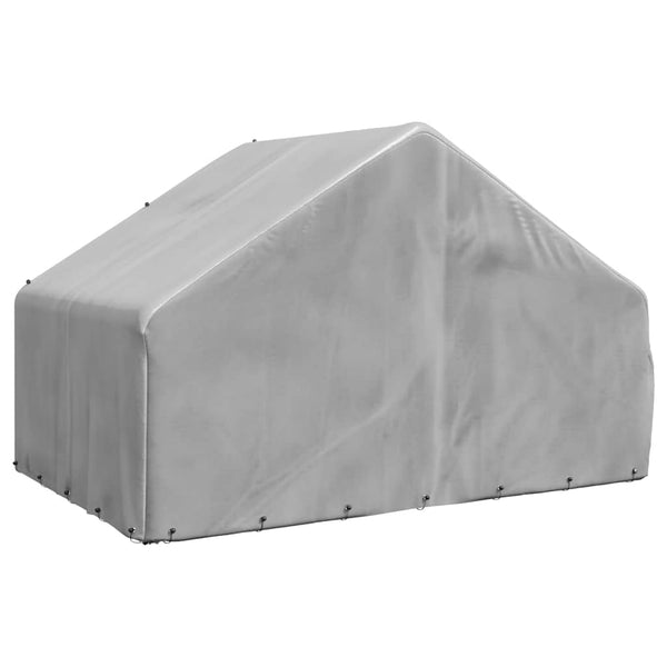 Galvanoitua ulkoilukoira kennel kannella Montenegro 3x2x1,9 m (terästä)