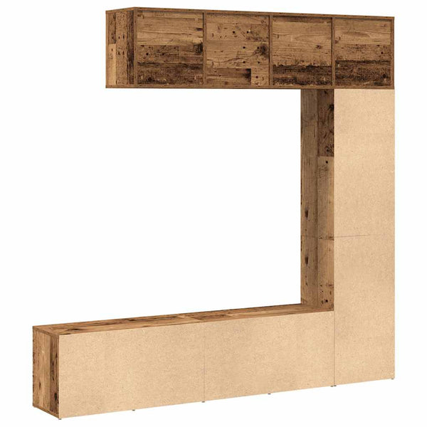 Kirjakaapit Braisch (3 kpl vanhaa puuta suunniteltu puu)