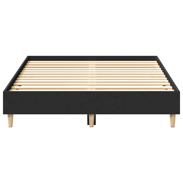 Musta sängynrunko ei patjaa Margarusa 120x200cm (engineered wood)