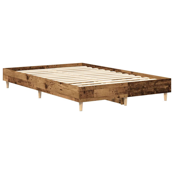 Vanha puu sängynrunko ilman patjaa Margarusa 140x190cm (puinen)